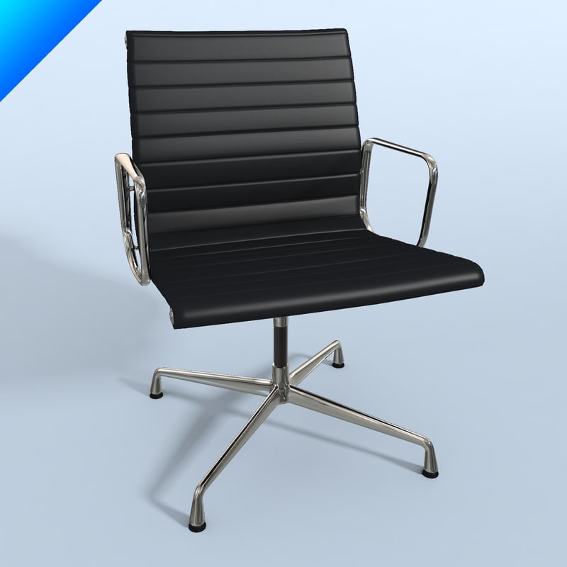 ea 108 aluminium chair obj